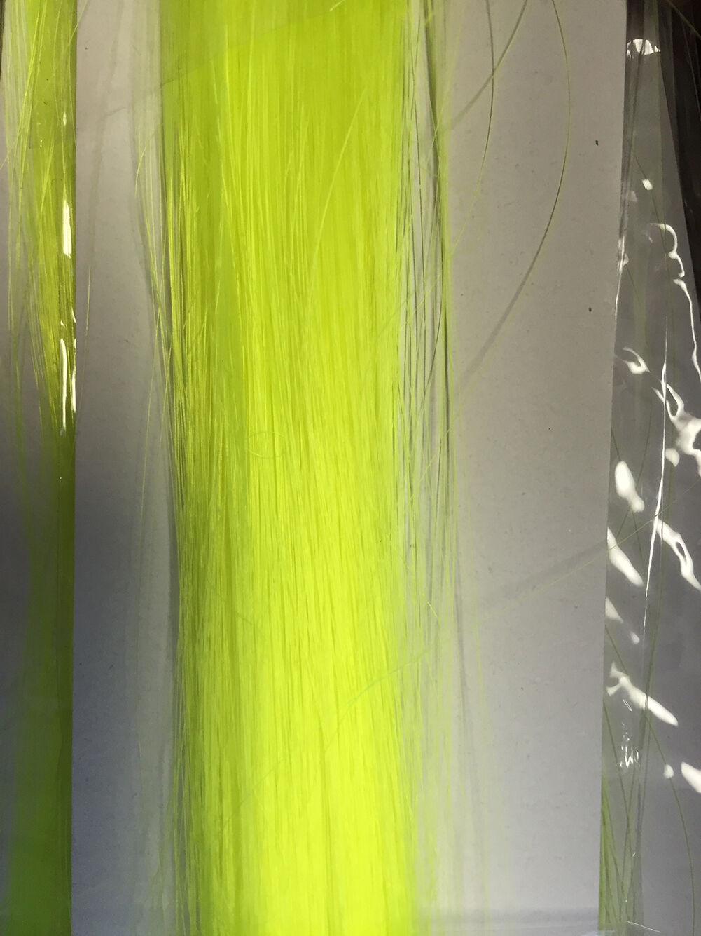 21" Neon Color Clip-on Hair Extensions Rainbow Party Cosplay Anime Halloween