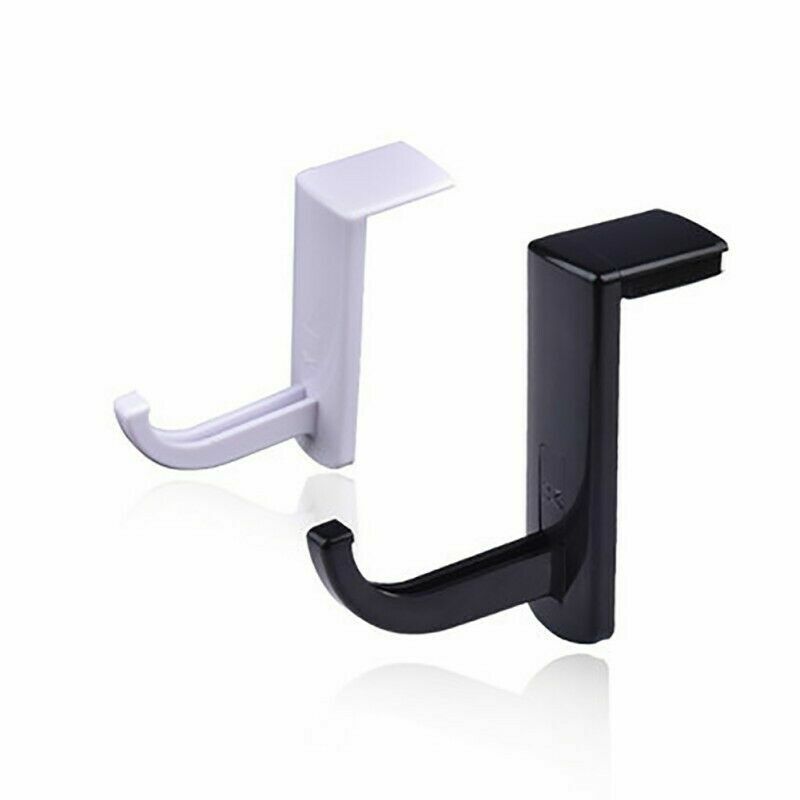 4 Pack Plastic Headphone Holder Earphone Headset Hanger Rack Stand Hook Computer