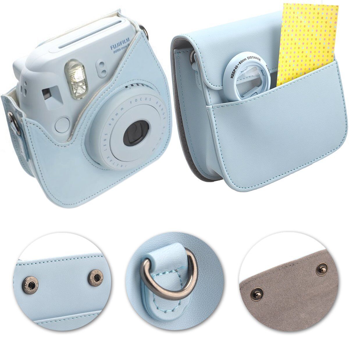 USA 7 in 1 Fujifilm Instax Mini 8 8+ 9 Instant Film Camera Accessories Bundles