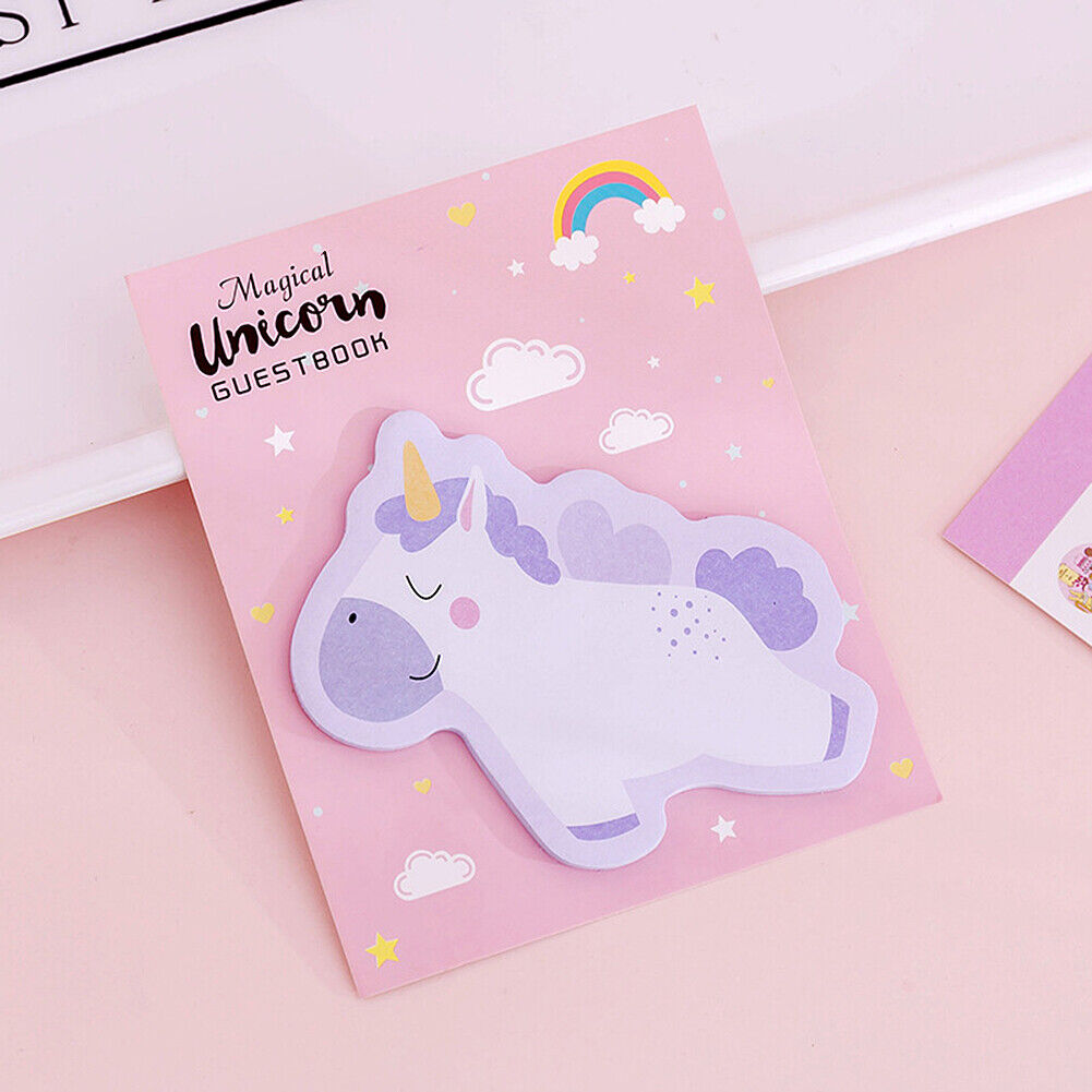 120 Sheet/4 Pads Sticky Notes Self-Adhesive Notes Notepads Post Writing Unicorn