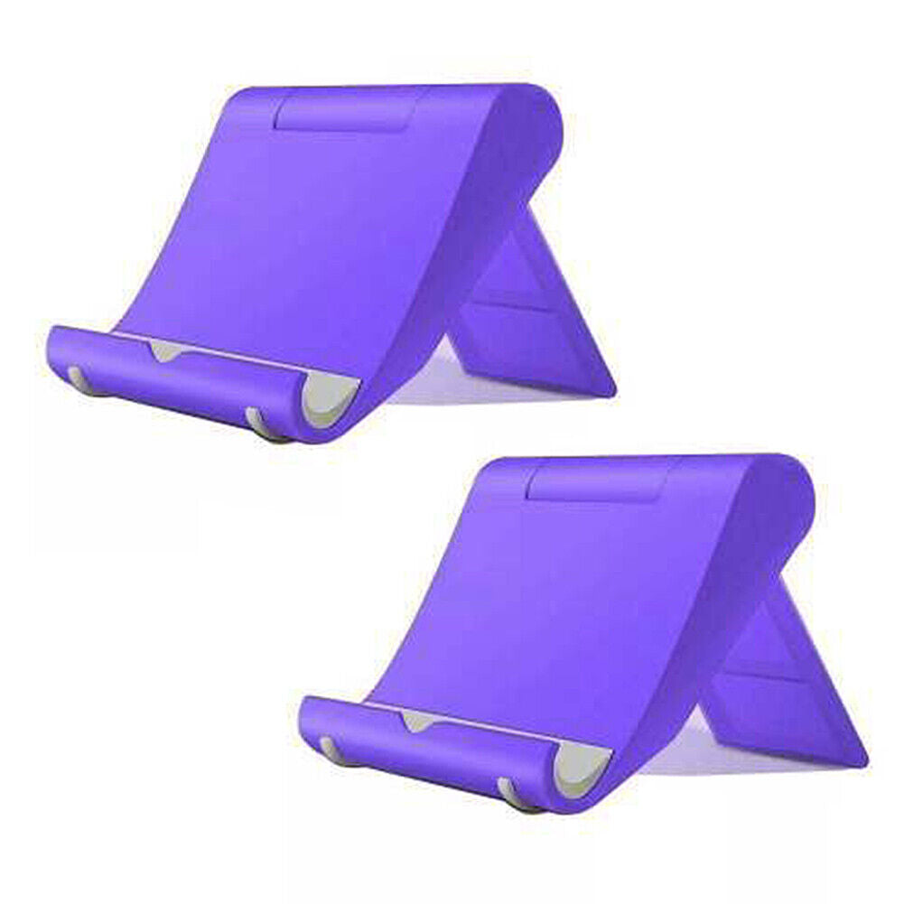 US 2 Pack Universal Cell Phone Stand Holder Foldable Desk Table Mount Adjustable