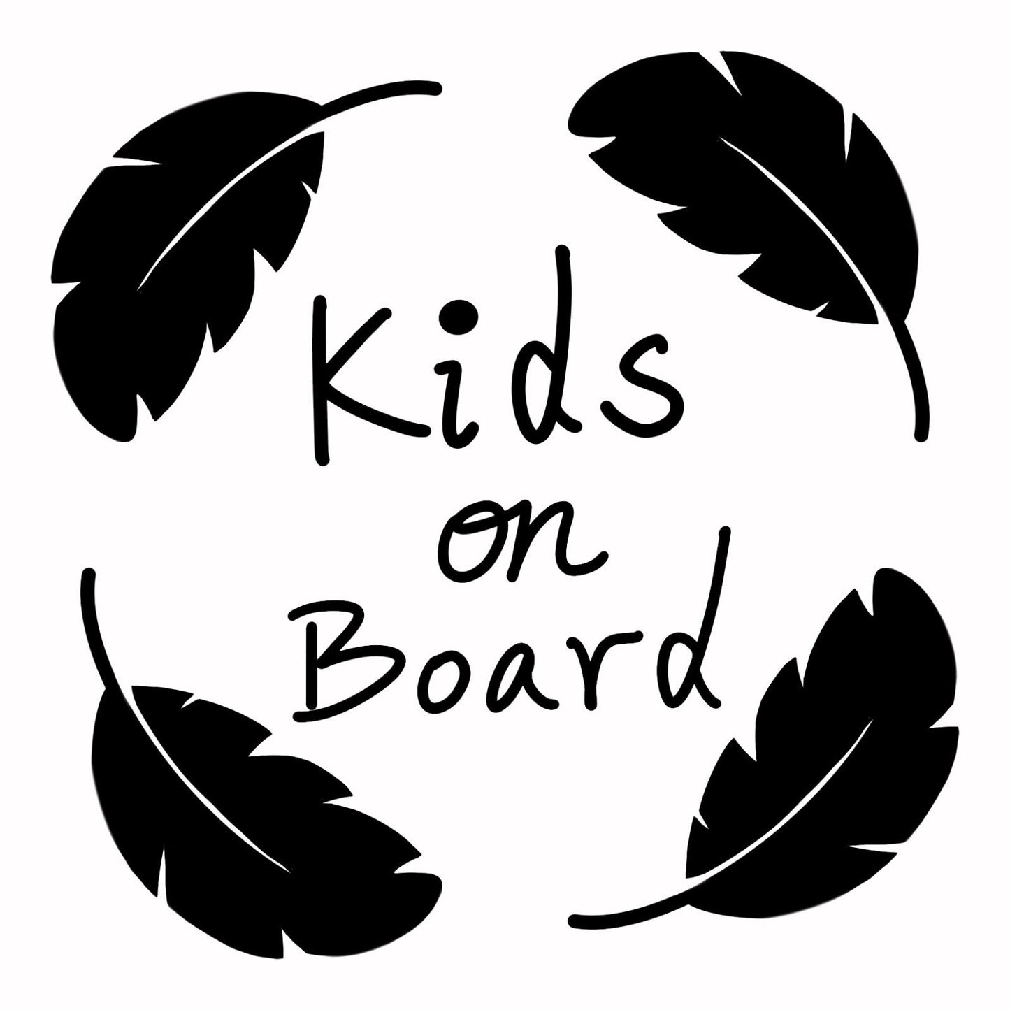 US Custom Baby on Board Kids in Car Vinyl Sticker Bumper Window Decal Truck Van