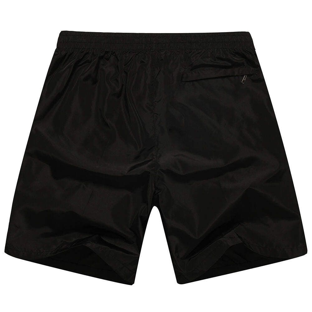 R-Zhida Men's Skin Light-weighted Beach Shorts Swim Trunks, Black