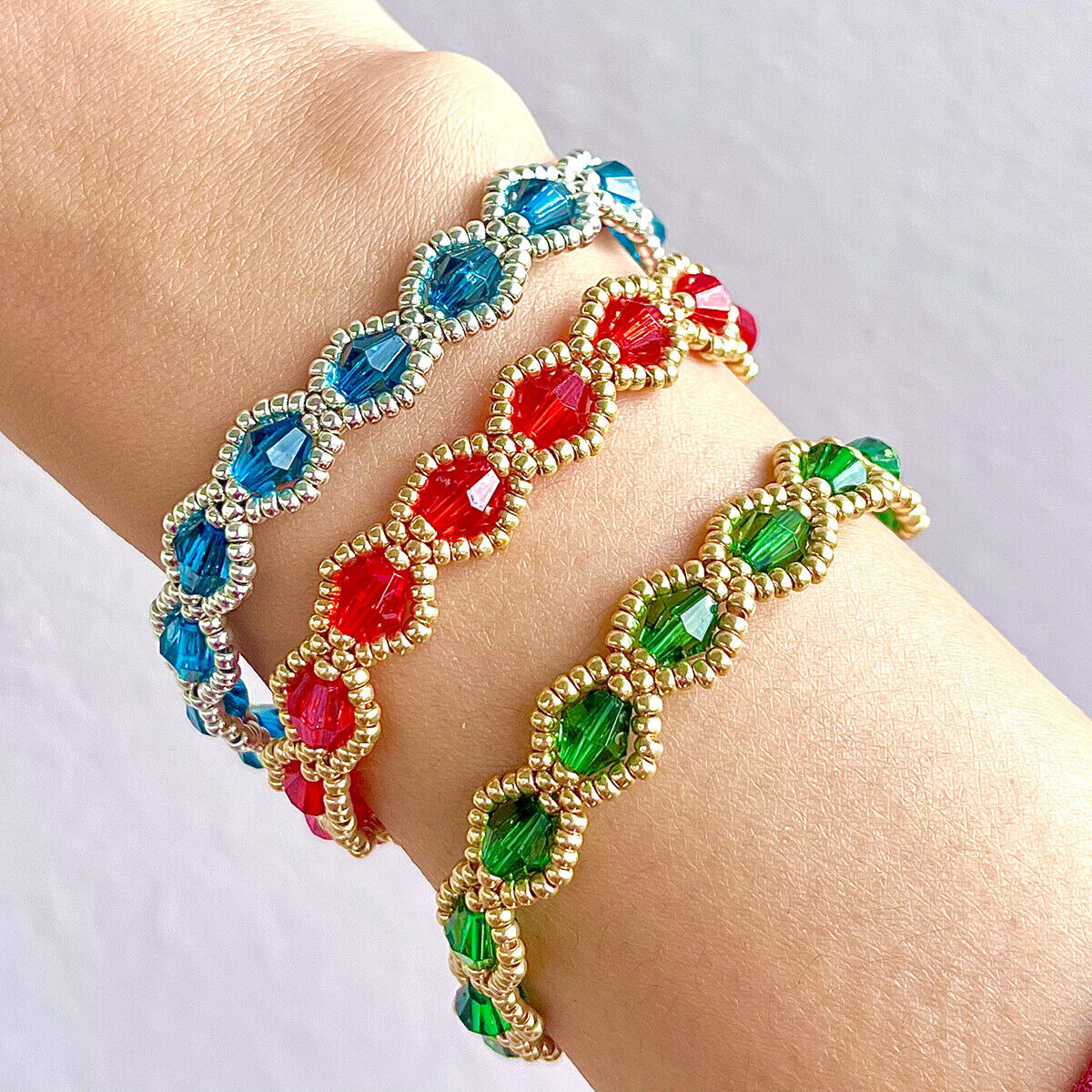 Magik Women's Handmade Elegant Light Luxury Braided Bracelet Adjustable Closure