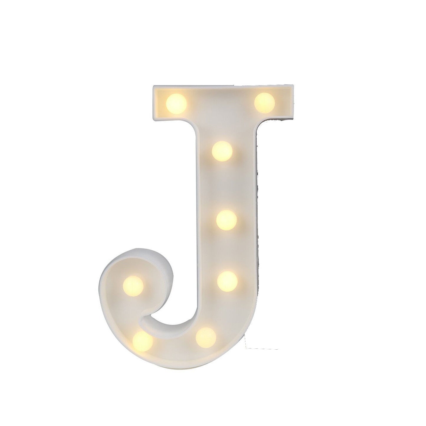 Light Up Letter LED Alphabet PlasticParty Sign Wedding Festival Stand Decoration