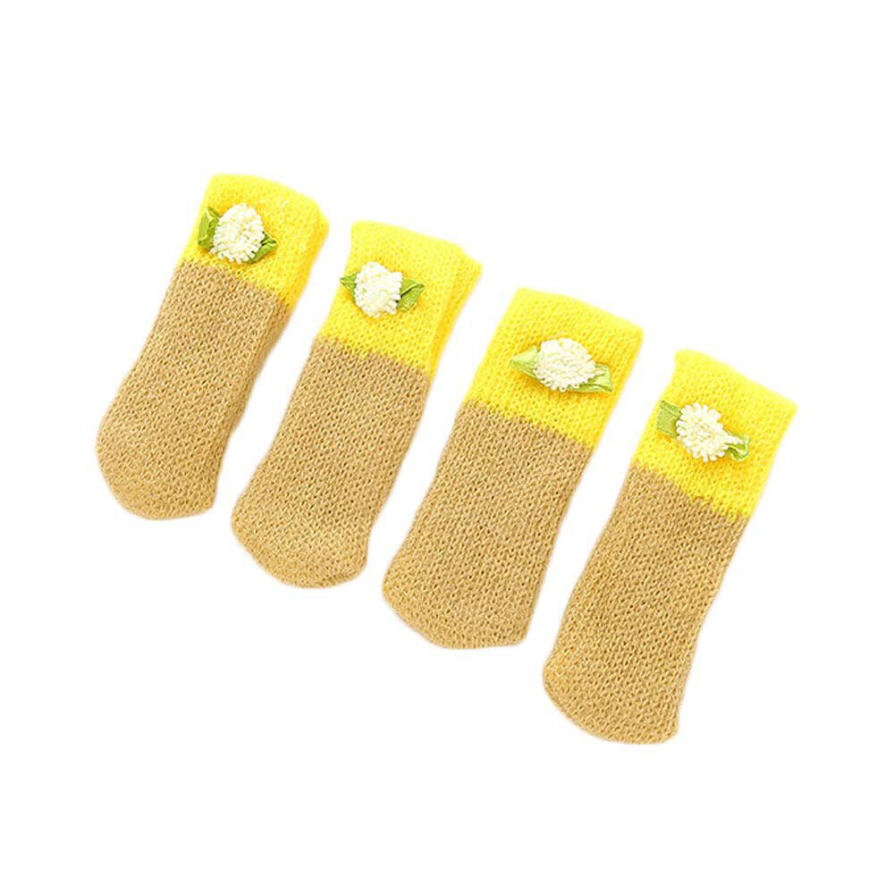 24 Pack Cat Paw Flower Bear Table Chair Foot Doorknob Floor Protector Sleeves US
