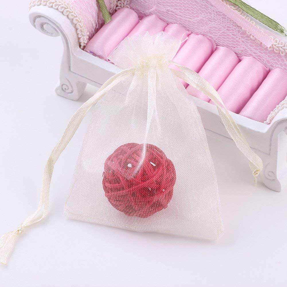 US 50~200 Sheer Coralline Organza Favor Gift Bags Jewelry Pouches Wedding Party