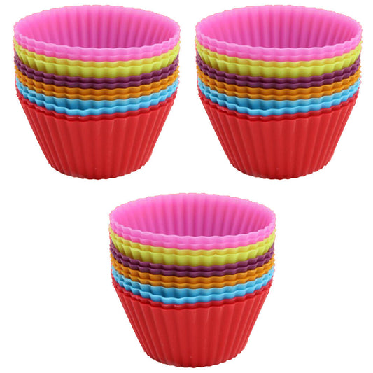 Magik 36 PCS Reusable Non-stick Silicone Baking Muffin Cupcake Chocolate Cups