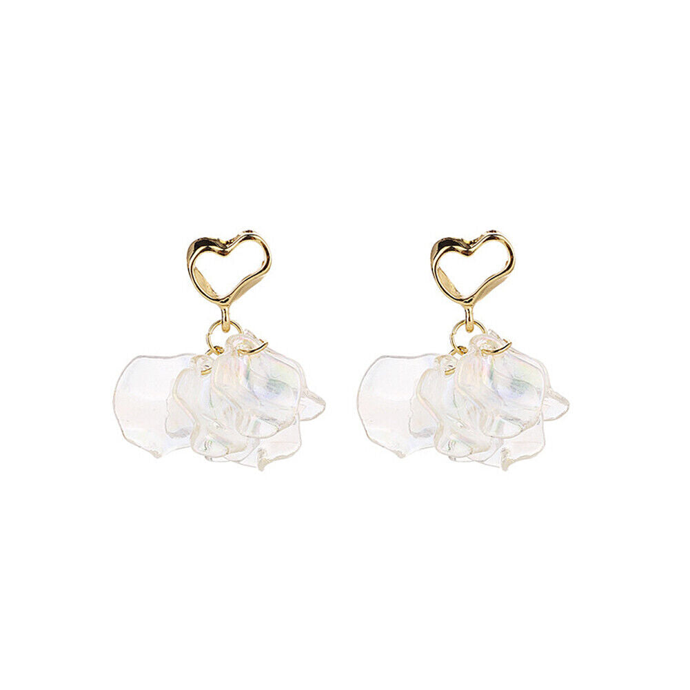 US Pom Pom Flower Balloon Daisy Vintage Heart Cat Star Fruit Earrings /Ear Clips