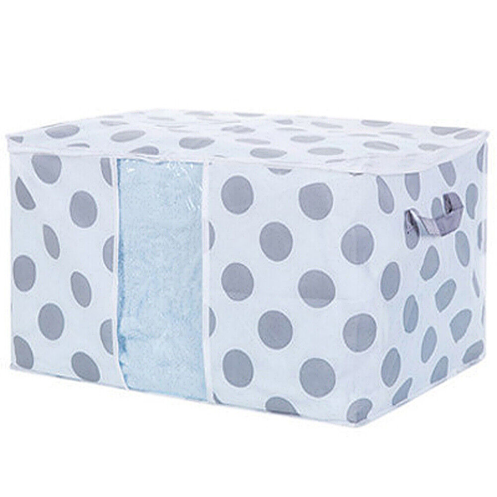 US Anti Dust Large Storage Bag Clothes Quilt Blanket Storage Sort Home Organizer