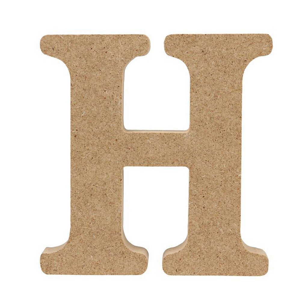 US 3.93'' A-Z Wooden Letters Alphabet Self Standing Wedding Party/Home/Decor Lot