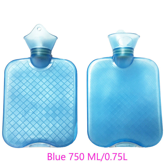 0.75L/750ML~1.0L/1000 ML PVC Rubber HOT WATER BOTTLE Bag WARM Heat/Cold Therapy