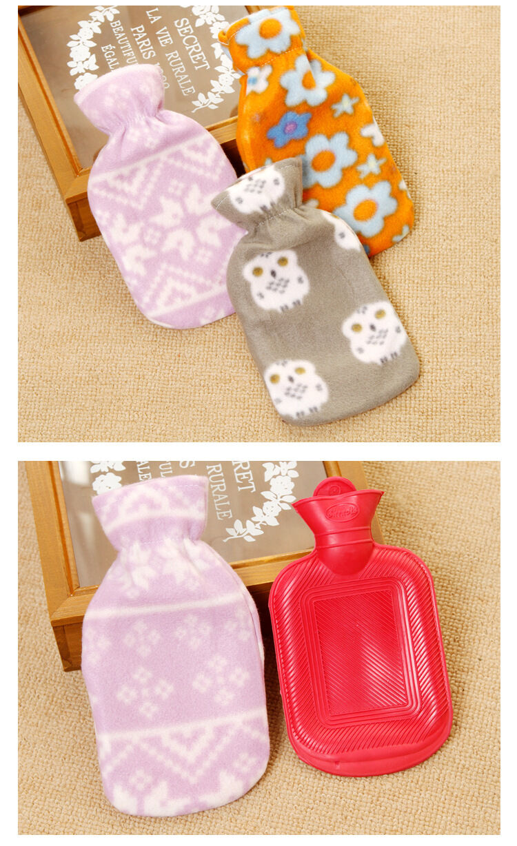 Rubber HOT WATER BOTTLE Bag WARM Relaxing Heat / Cold Therapy 670 ML ~ 1800 ML