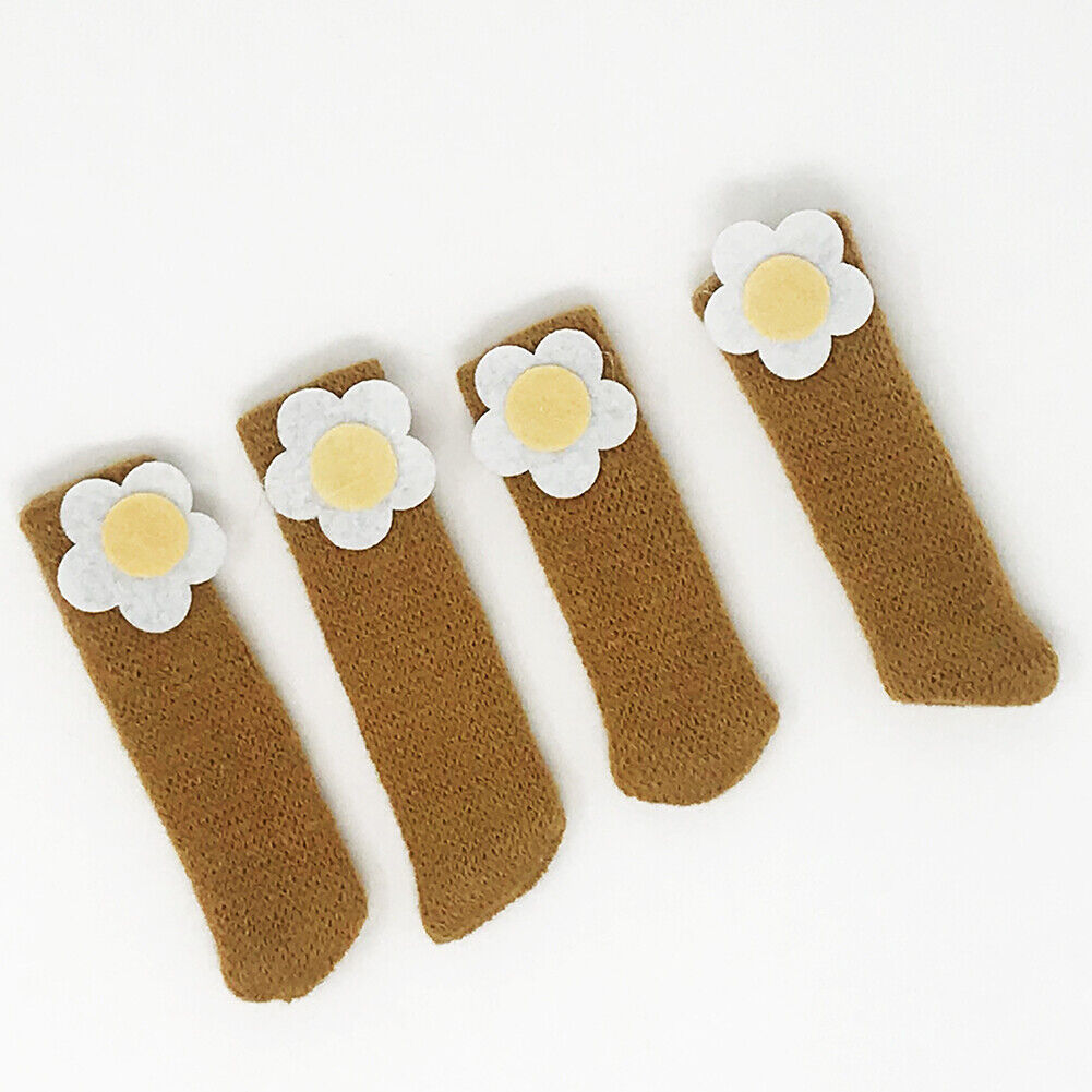 24 Pack Cat Paw Flower Bear Table Chair Foot Doorknob Floor Protector Sleeves US