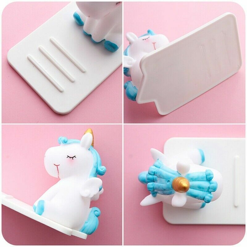 US Cute Unicorn Phone Stand Anti slip Car Table Phone Tablet Holder Bracket