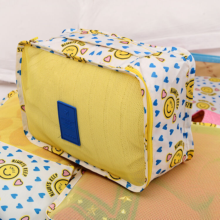 9Pcs Waterproof Clothes Storage Bags Packing Cube Travel Luggage Organizer Pouch