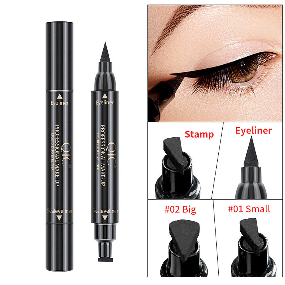 US Winged Eyeliner Stamp Waterproof Long Lasting Liquid Eye Pen Makeup Tool Kit