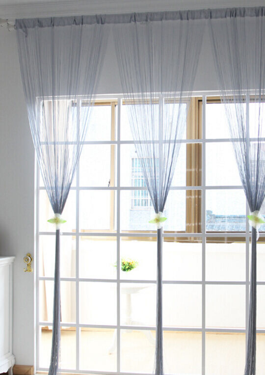 2 Pack Magik Line String Window Curtain Tassel Door Fringe Panel Room Divider