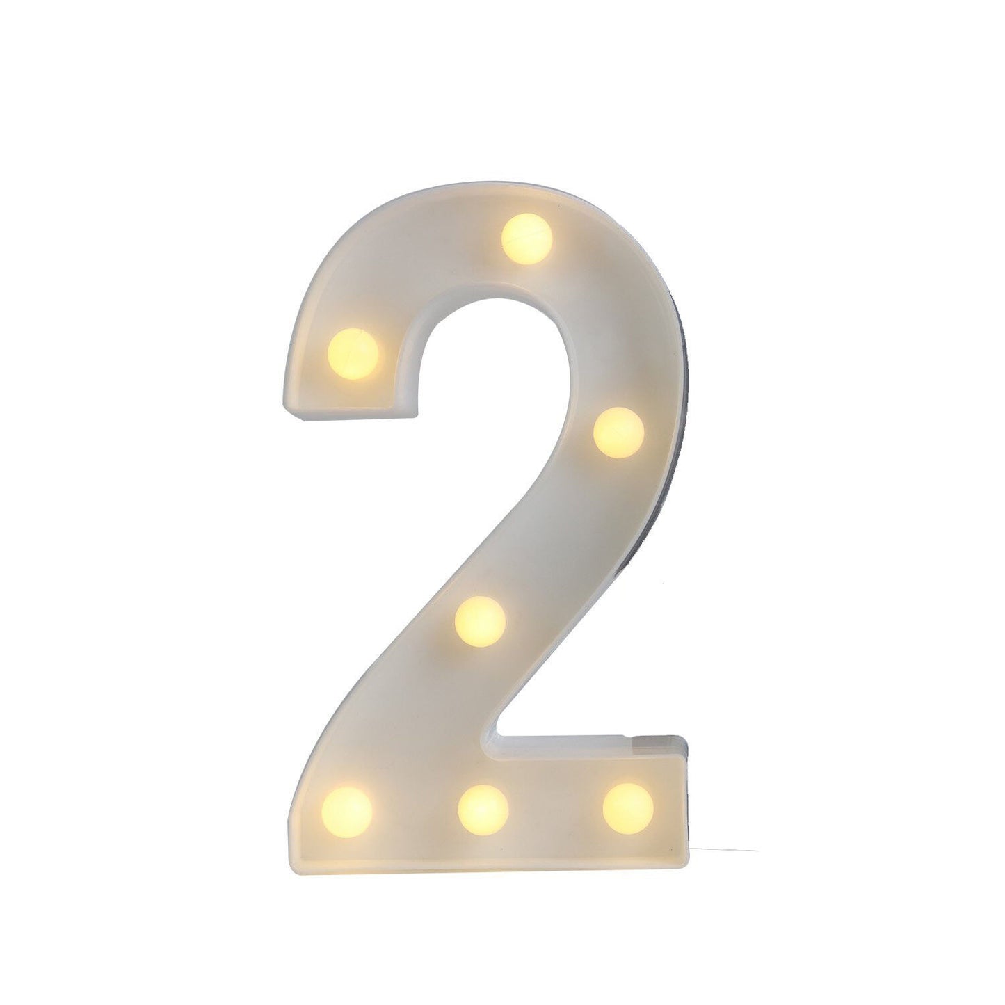 Light Up Letter LED Alphabet PlasticParty Sign Wedding Festival Stand Decoration