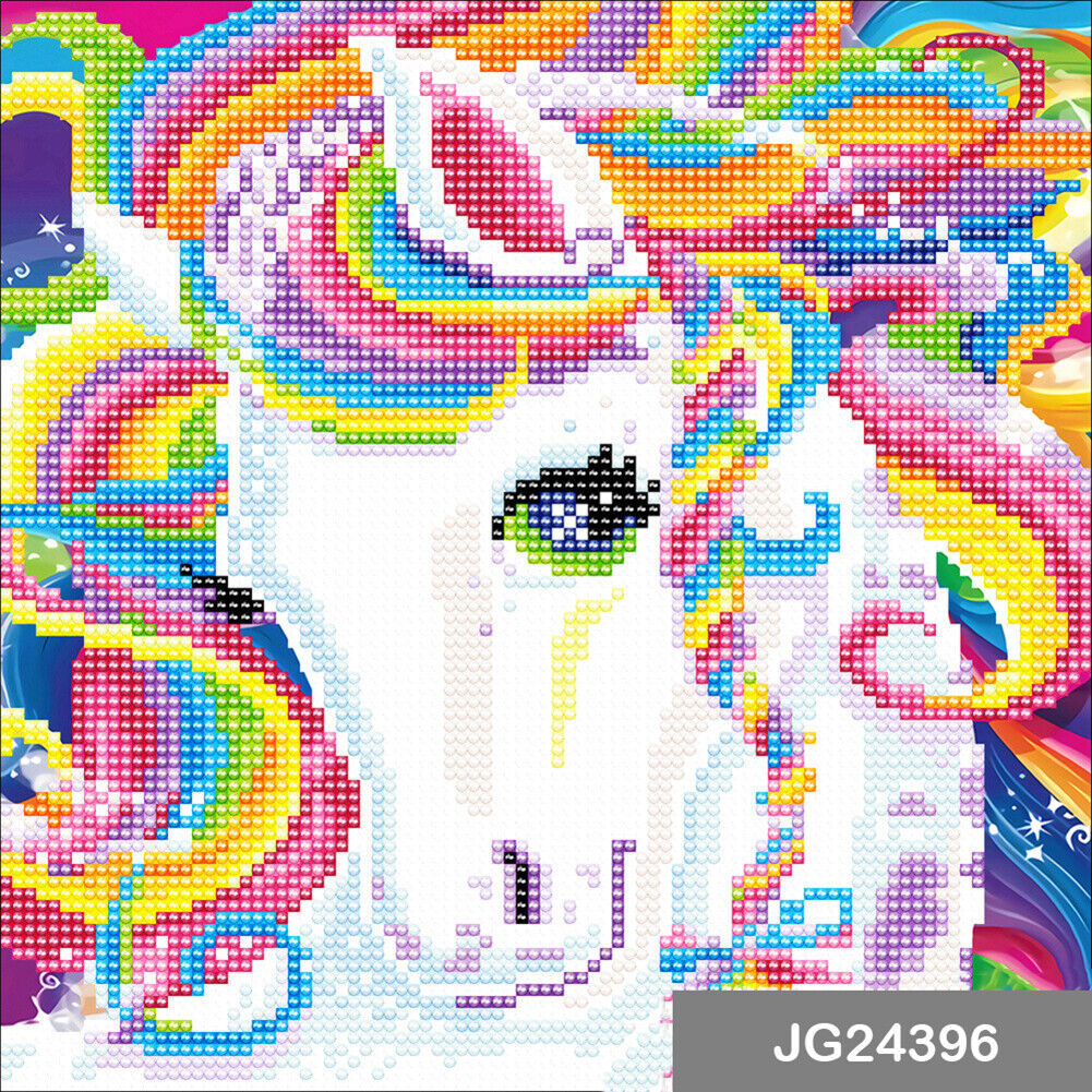 US DIY 5D Diamond Painting Unicorn Embroidery Art Decor Cross Stitch Kits Gifts