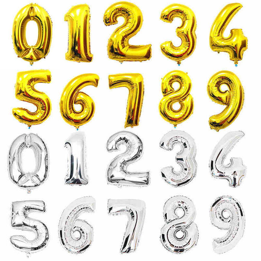 40" Foil Letter Number Balloons Birthday Courtship Wedding Party Decoration