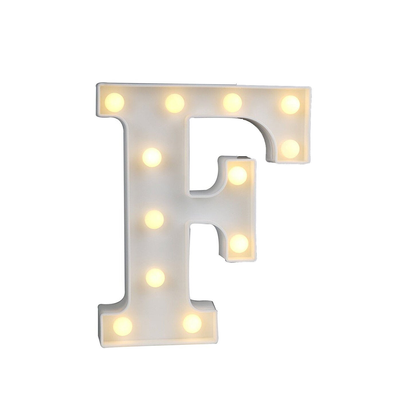 Light Up Letter LED Alphabet PlasticParty Sign Wedding Festival Stand Decoration