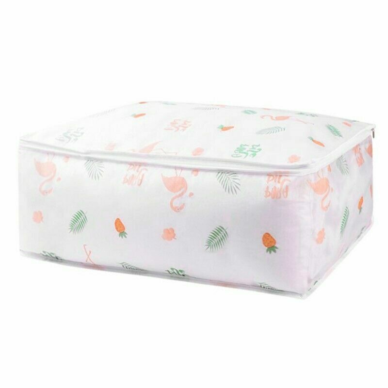 US Anti Dust Large Storage Bag Clothes Quilt Blanket Storage Sort Home Organizer