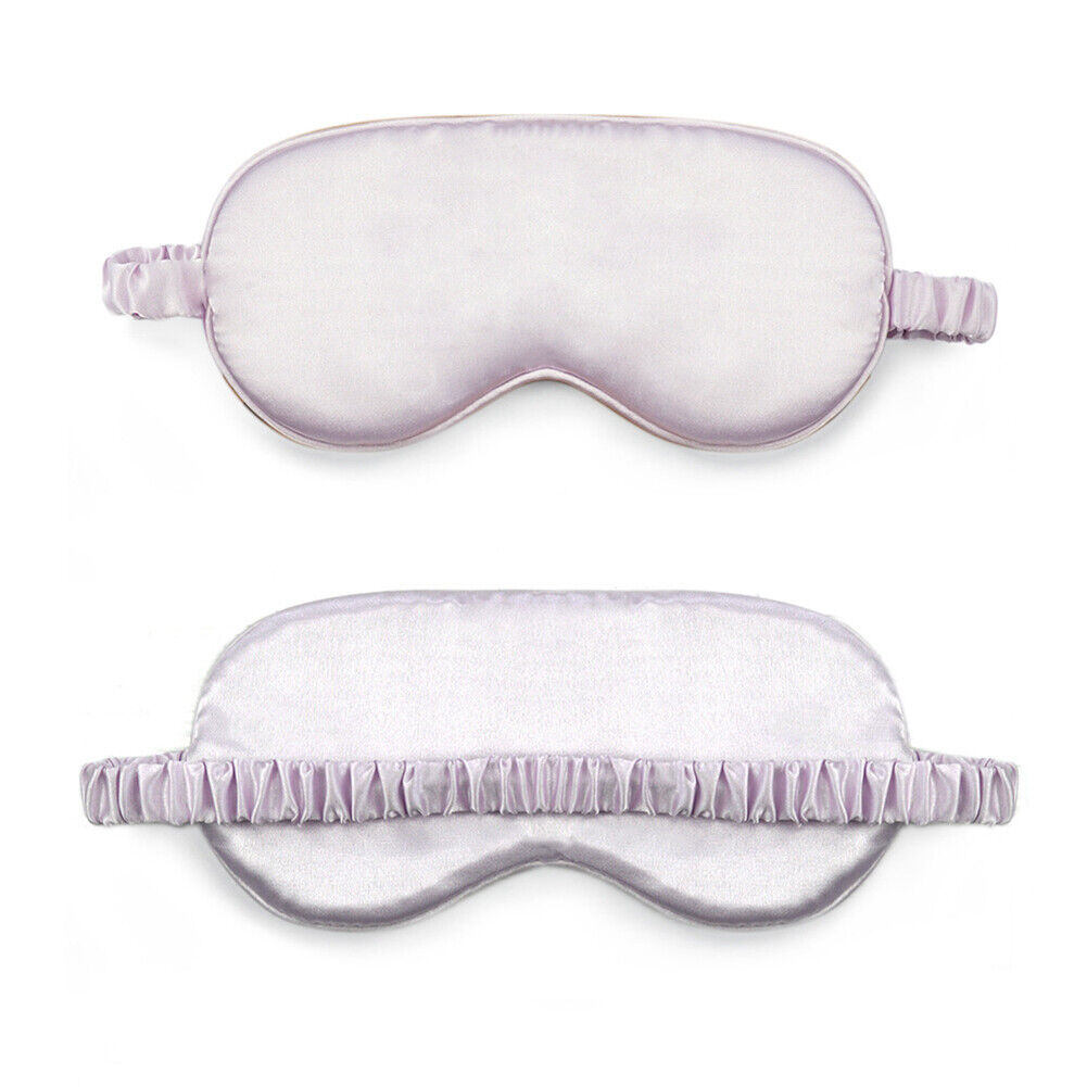 US Double-sided Satin Silky travel Sleep Eye Mask Cover Padded Blindfold Smooth