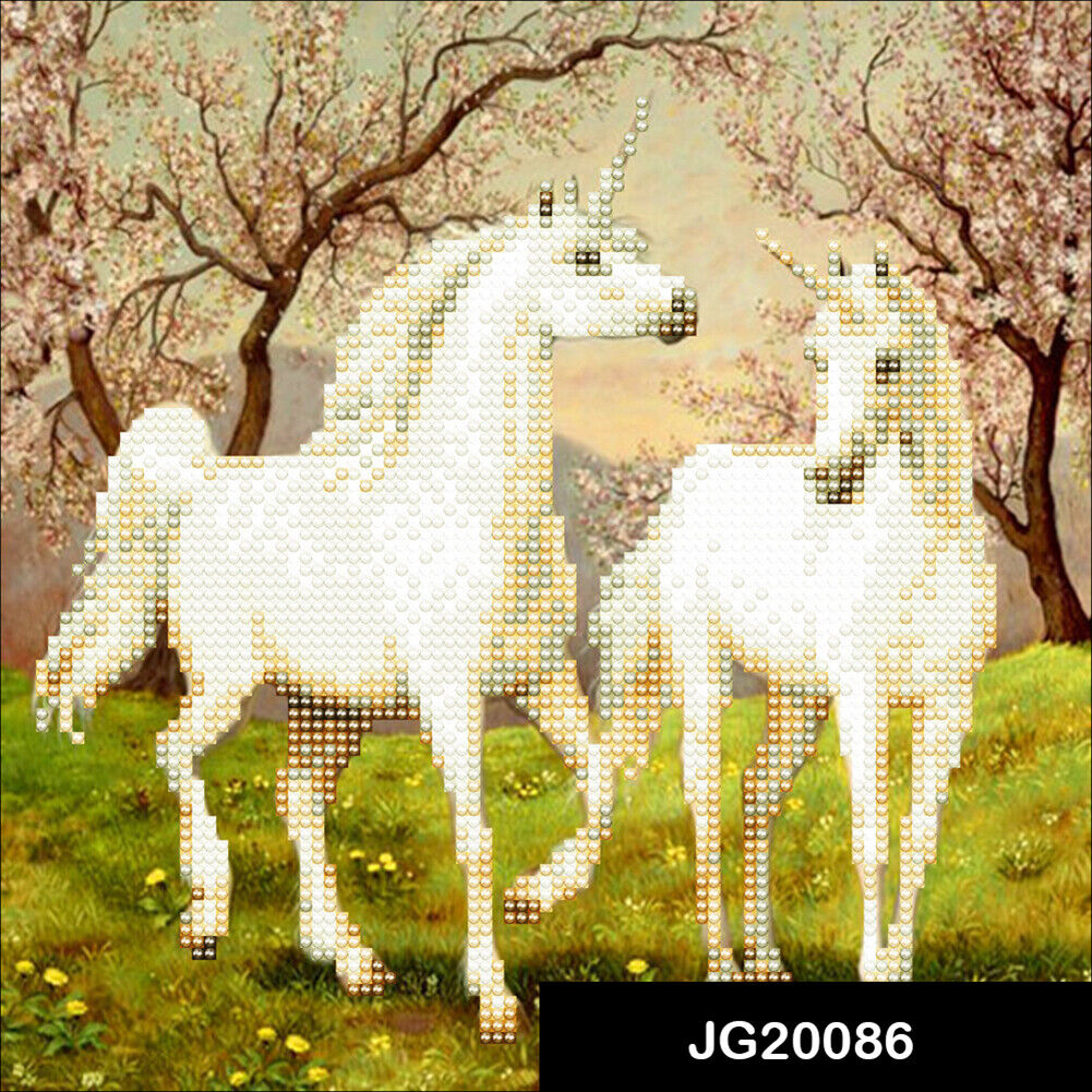 US DIY 5D Diamond Painting Unicorn Embroidery Art Decor Cross Stitch Kits Gifts