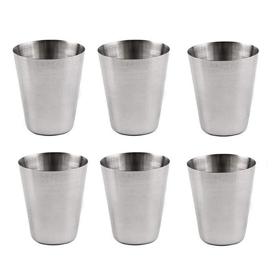 6~12 Pcs1oz/30ml Metal Stainless Steel Cup Mug Drink Coffee Beer Tumbler Travel