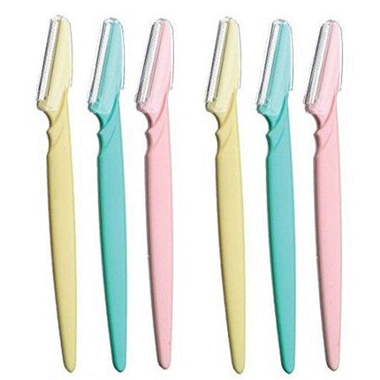 6~36 PCS Women Face & Eyebrow Hair Removal Safety Razor Trimmer Shaper Shaver