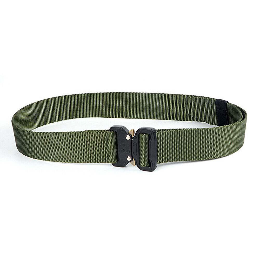 US Casual Military Tactical Belt Mens Army Combat Waistband Rescue Rigger Belts