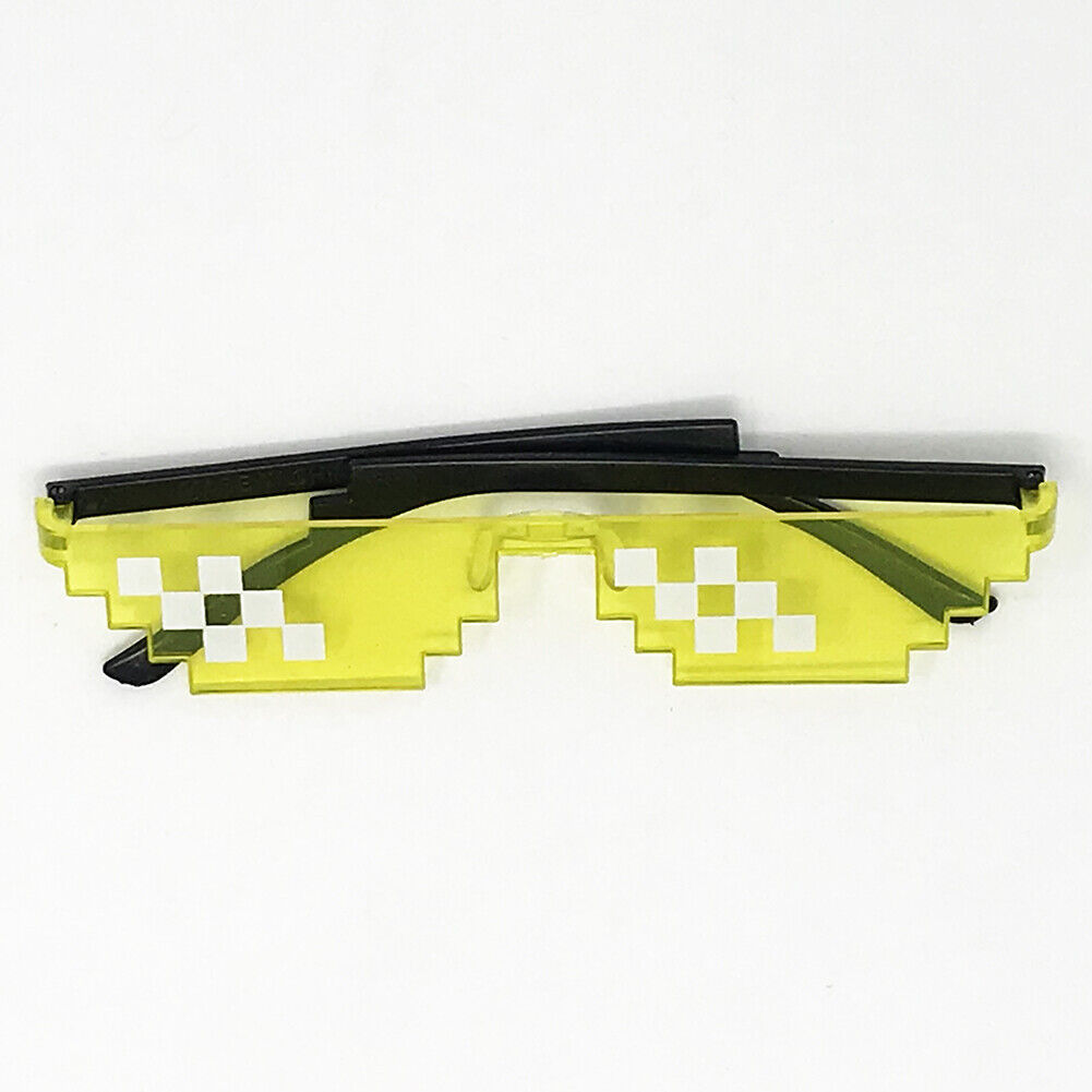 Thug Life Glasses Deal With It Sunglasses MLG Eyewear Unisex Meme Cool 8 Bit