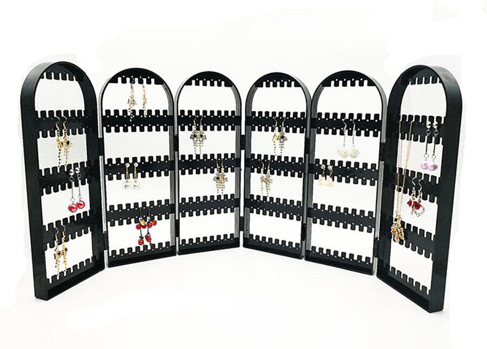 Jewelry Hanger Foldable Acrylic Earring Organizer Necklace Holder Bracelet Displ