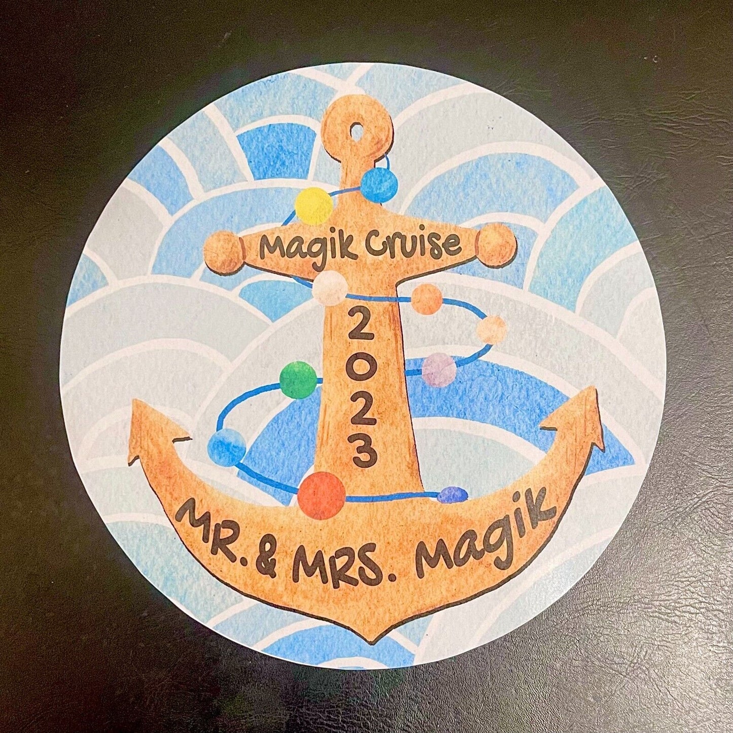 US Customize Cruise Magnet Decoration Stateroom Door Cruise Carnival 8" Fridge