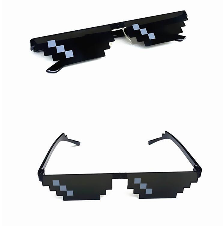 Thug Life Glasses Deal With It Sunglasses MLG Eyewear Unisex Meme Cool 8 Bit