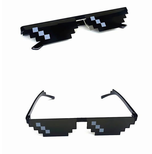 Thug Life Glasses Deal With It Sunglasses MLG Eyewear Unisex Meme Cool 8 Bit