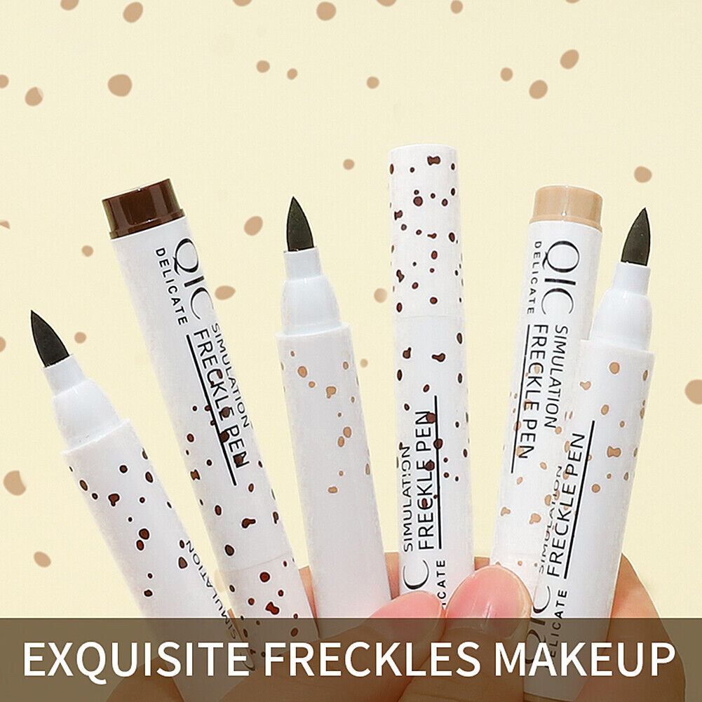 US 1-2Pc Faux Freckle Pen Natural Waterproof Longlasting Soft Dot Sunkissed Skin