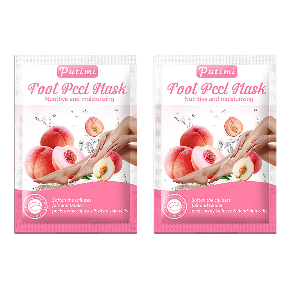 US 2-4 Pairs Foot Peeling Mask Baby Soft Cracked Heels Remove Dead Skin Calluses