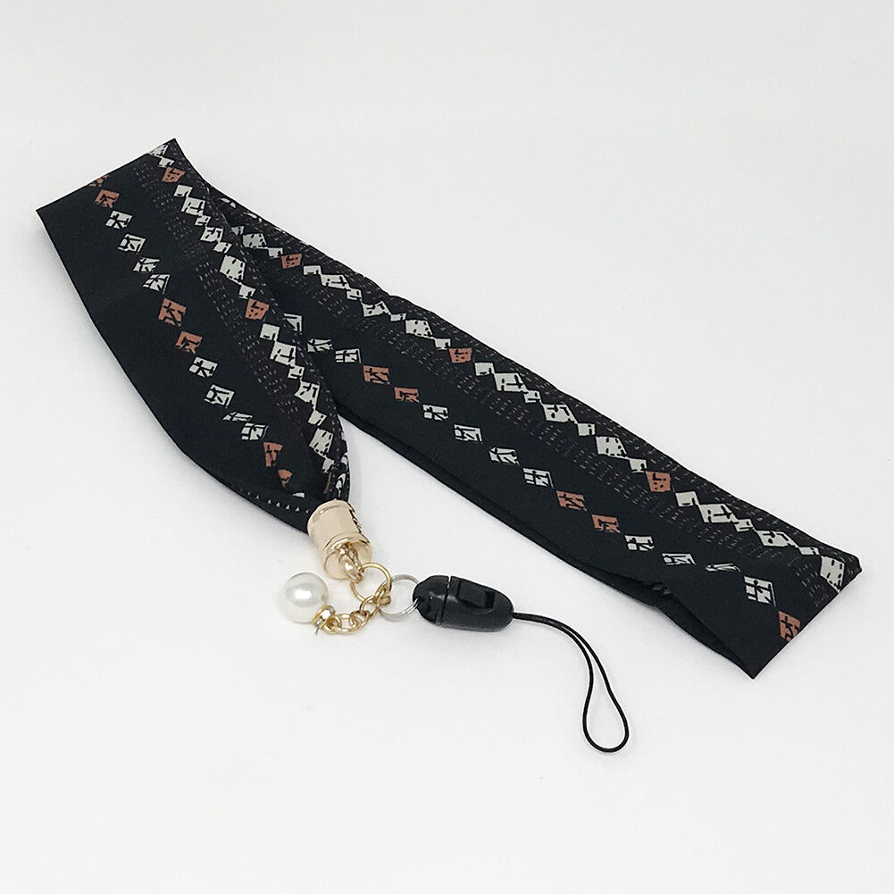 Universal Silk Scarf Neck Lanyard Strap Cell Mobile Phone ID Card Key chain