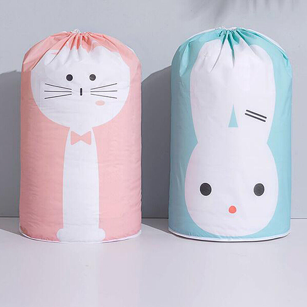 US Large Drawstring Storage Bag Anti Dust Clothes Blanket Quilt Organizer Pouch
