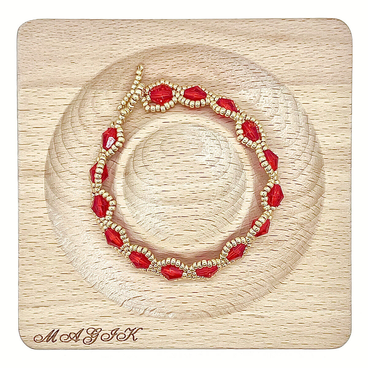 Magik Women's Handmade Elegant Light Luxury Braided Bracelet Adjustable Closure