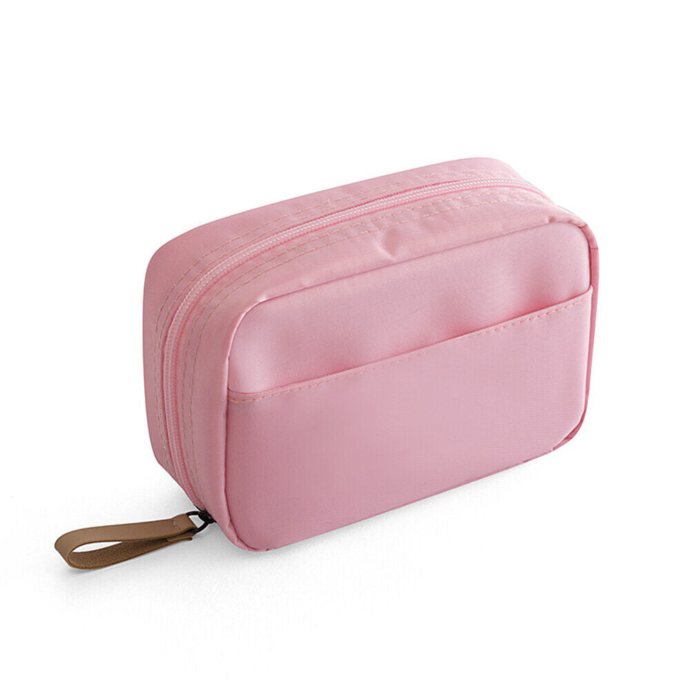 US Mini Travel Toiletry Storage Cosmetic Bag Beauty Zip Makeup Organizer Pouch