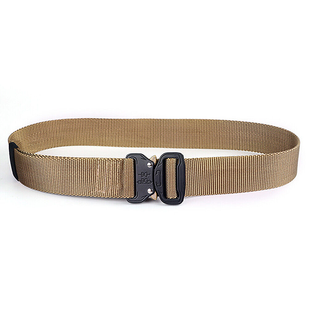 US Casual Military Tactical Belt Mens Army Combat Waistband Rescue Rigger Belts