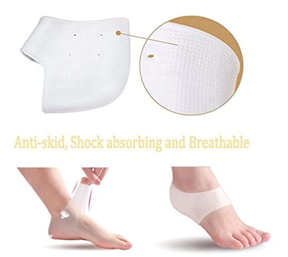 4~6 PCS Silicone Heel and/or Toe Protector Plantar Fasciitis Pain Relief Cushion