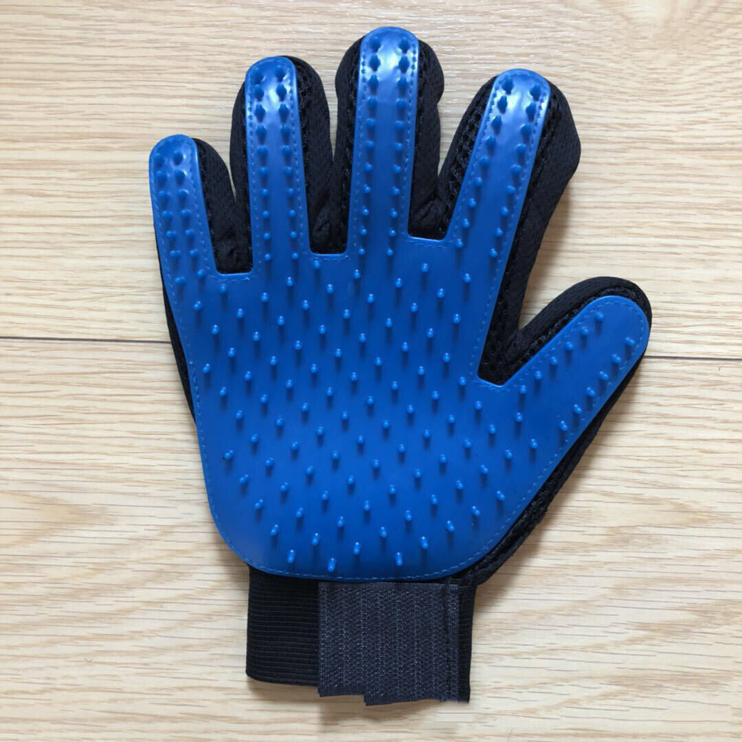 1-2 Pair Pet Dog Cat Deshedding Brush Grooming Glove Massage Hair Fur Removal US