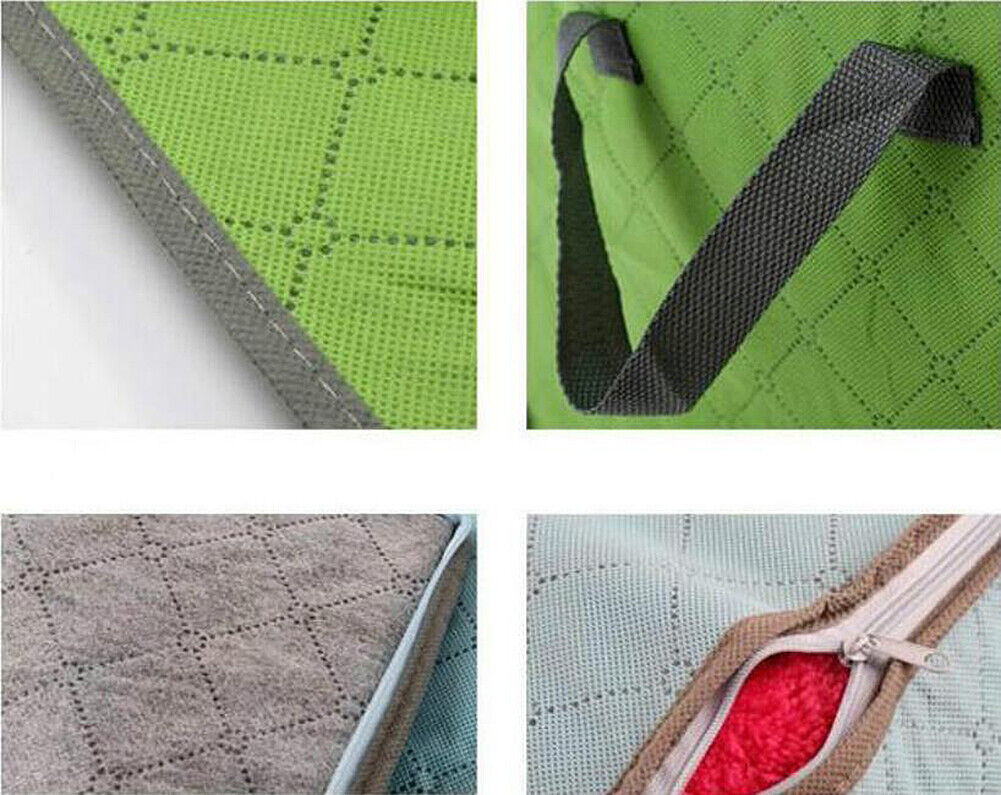 US Anti Dust Large Storage Bag Clothes Quilt Blanket Storage Sort Home Organizer
