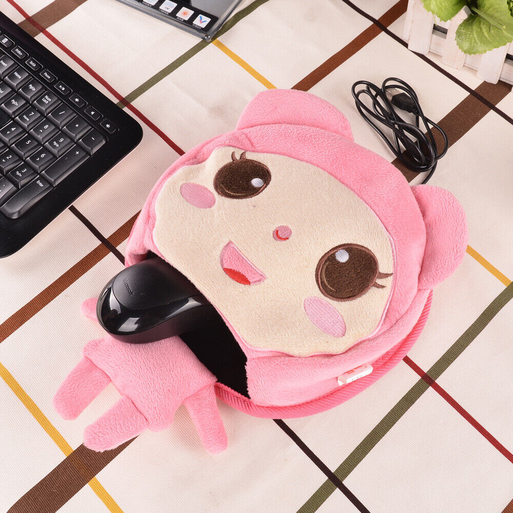 USB Power Heating Heated Mouse Pad Hand Warmer 113 Degrees Fahrenheit Constant