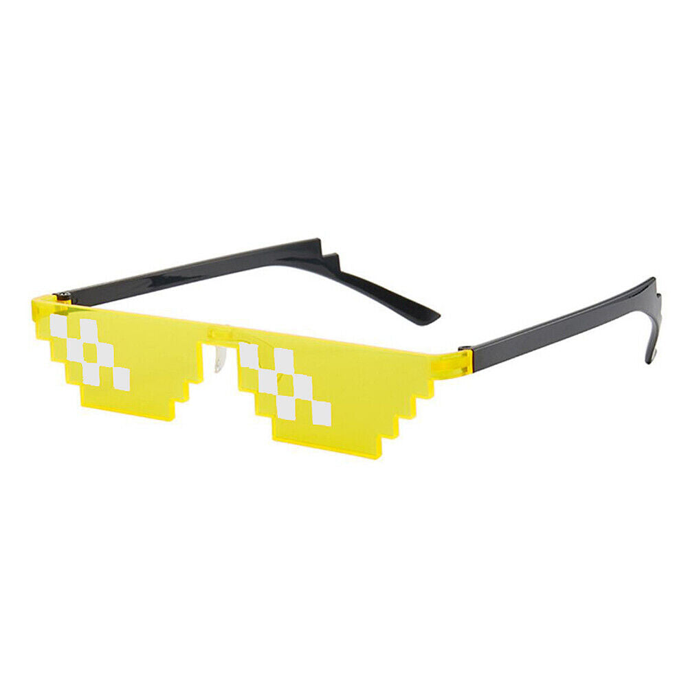 Thug Life Glasses Deal With It Sunglasses MLG Eyewear Unisex Meme Cool 8 Bit