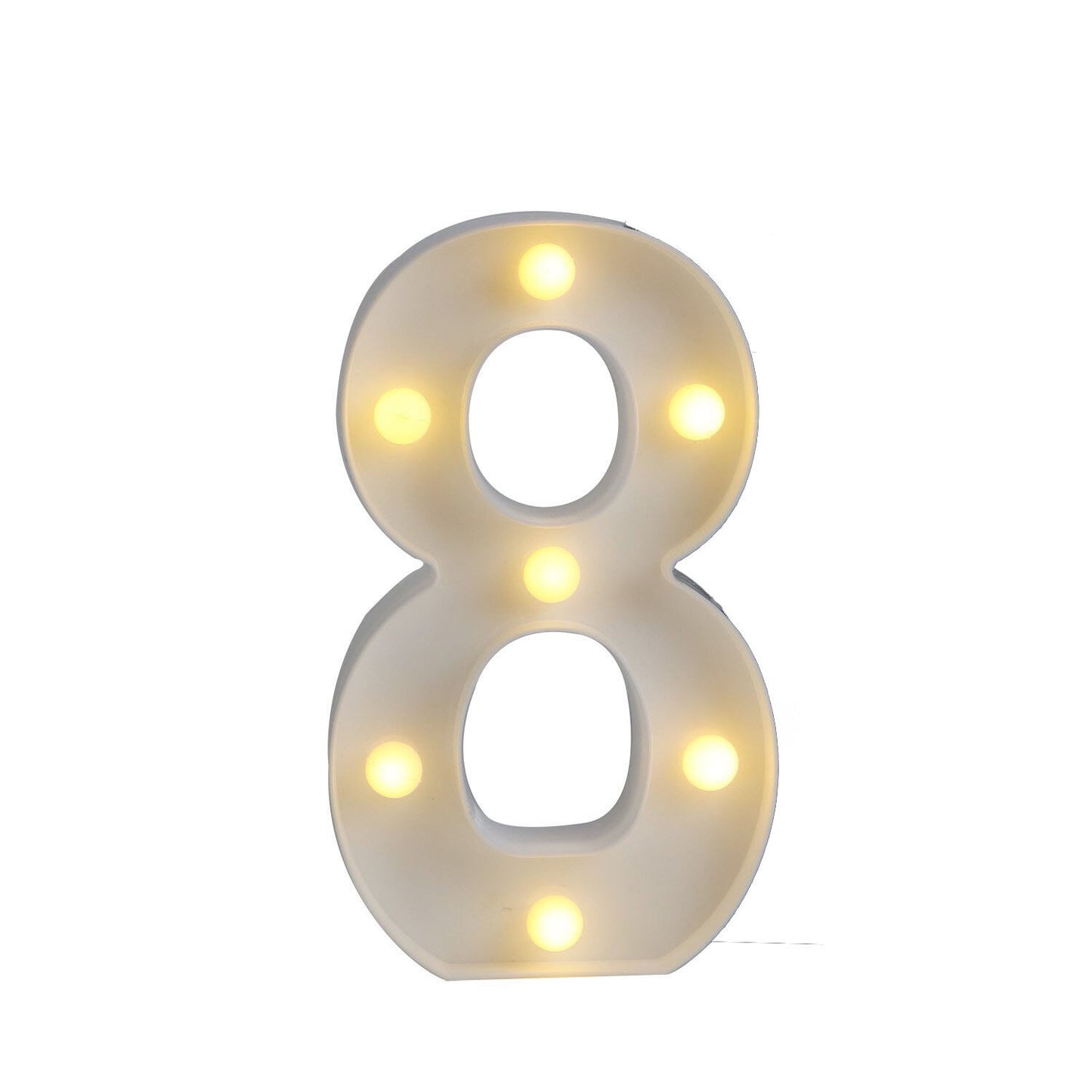 Light Up Letter LED Alphabet PlasticParty Sign Wedding Festival Stand Decoration